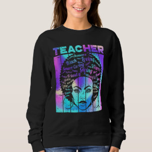Sudadera Chica africano cita gráfico de historia negra