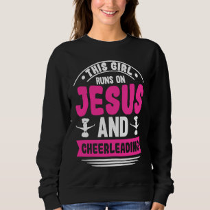 Sudadera Chica Animadora Esta Chica Funciona con Jesús y An
