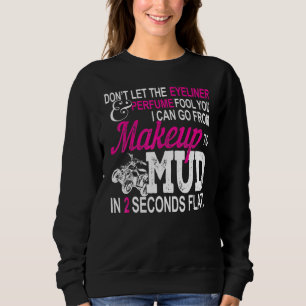 Sudadera Chica Atv Maquillaje A La Bicicleta Tradicional Ro