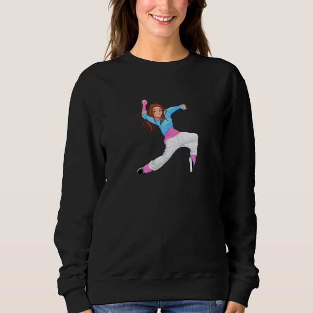 Sudadera Chica B de breakdance 2 (Anverso)