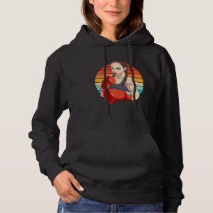 Sudadera Chica Boxer mujeres luchadoras boxean knockout