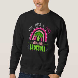 Sudadera Chica Brócoli Brócoli Arcoíris Vegana