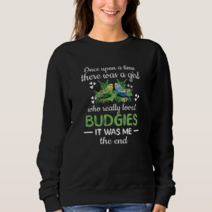 Sudadera Chica Budgie Lover Parakeet Budgerigar