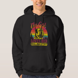 Sudadera Chica Bullmastiff Genial Vintage Retro Para Mamá P