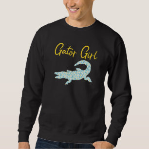 Sudadera Chica Caimán Cuidadora de Caimanes Cocodrilo