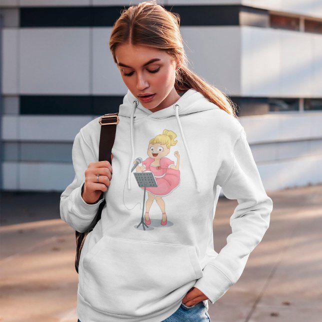 Sudadera Chica Cantando (Subido por el creador)