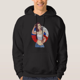 Sudadera Chica Chilena Orgullo Latino Bandera De Chile Orgu