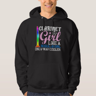 Sudadera Chica Clarinet Como Un Chica Regular Sólo Muy Frío