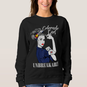 Sudadera Chica Colorado Estados Camisas Inquebrantables Est