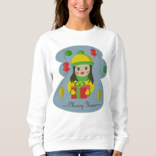Sudadera Chica con caja de regalo para Navidades