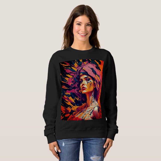 Sudadera Chica creativo (Anverso completo)