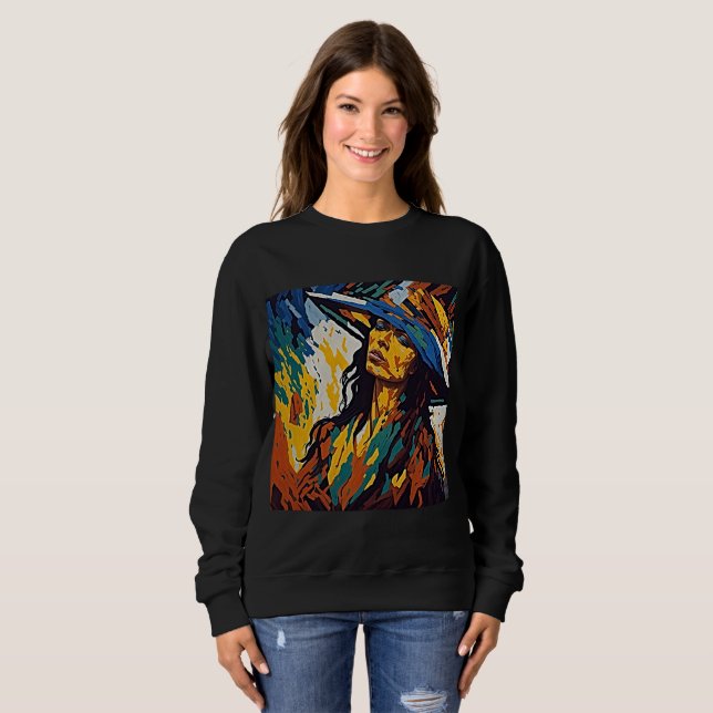 Sudadera Chica creativo (Anverso completo)