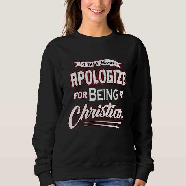 Sudadera Chica cristiano básico para hombres religiosos (Anverso)