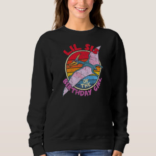 Sudadera Chica Cumpleaños I Lil Sis I Pterodactylus I Famil