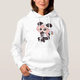 Sudadera Chica Cute Rainbow Anime Panda