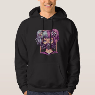 Sudadera Chica Cyber Punk Anime Espeluznante Steampunk Past