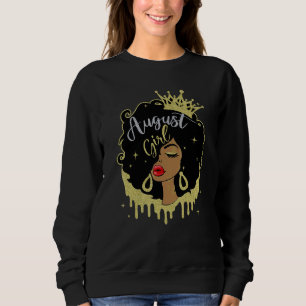 Sudadera Chica de Agosto Melanina Mujeres Negras Horóscopo