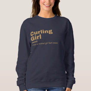 Sudadera chica de anillo - Curling