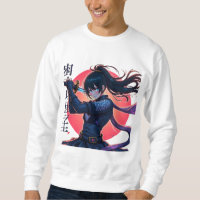 Chica de Anime Ninja con Katana - Épica guerrera d
