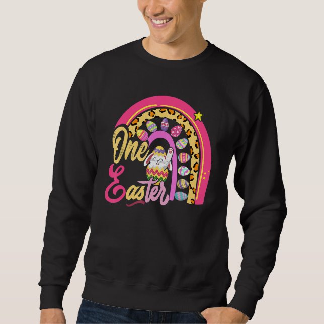 Sudadera Chica de arcoiris de limbo lindo conejo feliz sabo (Anverso)