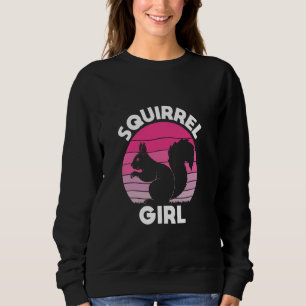 Sudadera Chica de ardillas Animal Lover ardillas divertidas