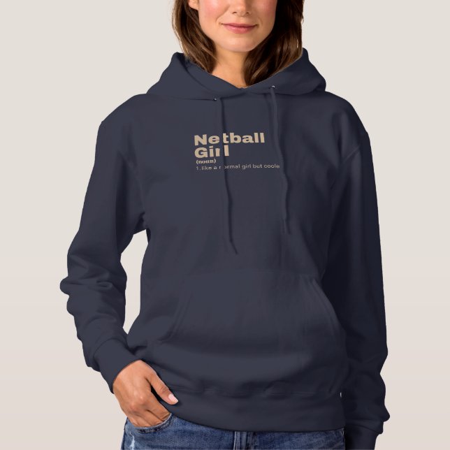 Sudadera chica de balonmano - Netball (Anverso)