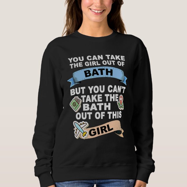 Sudadera Chica de Bath Reubicación Desde Bath (Anverso)