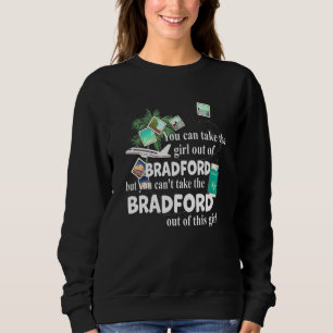 Sudadera Chica De Bradford Patriótica Orgullosa Chica De Br