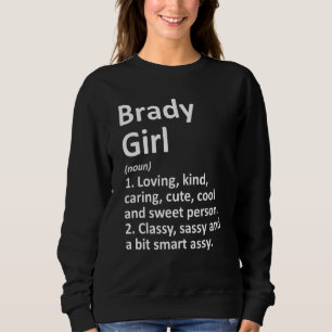 Sudadera Chica de Brady Tx Texas Divertida Ciudad Hogar Raí
