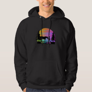 Sudadera Chica de caballos ecuestres coloridos y soleados S