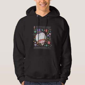 Sudadera Chica de cabeza de burbuja de snowman festivo