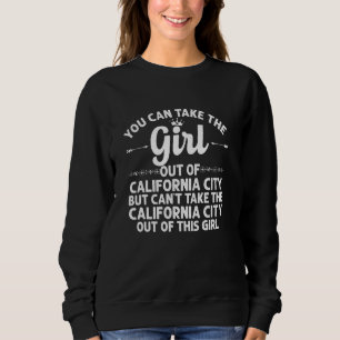 Sudadera Chica De California City Ca California Funny R