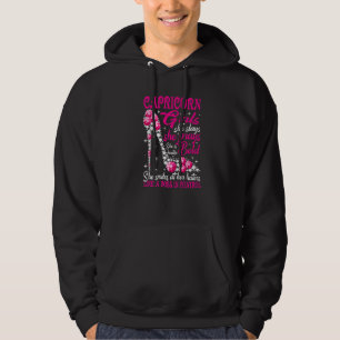 Sudadera Chica de Capricornio como jefe en zapato de diaman