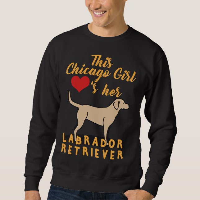 Sudadera Chica de Chicago Lab Few Scoop (Anverso)