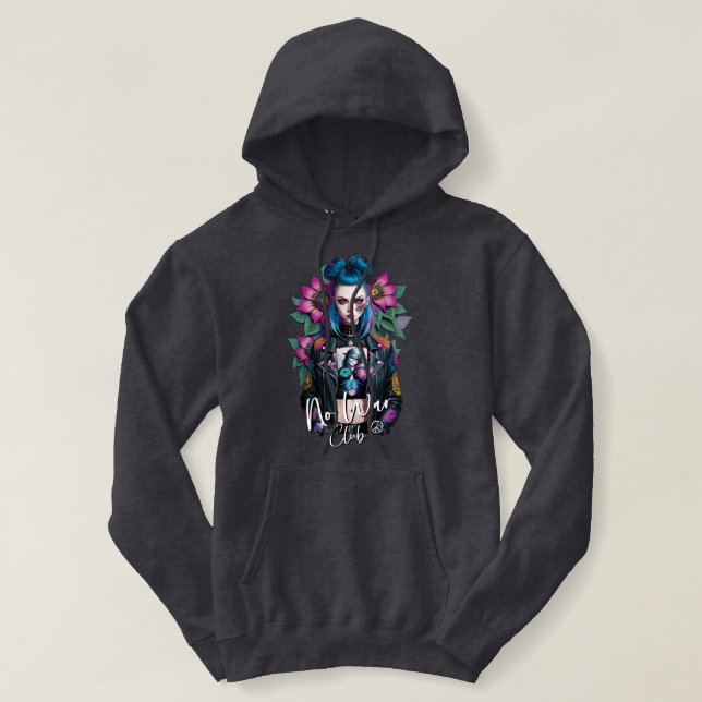 Sudadera Chica de ciberPunk (Diseño del anverso)