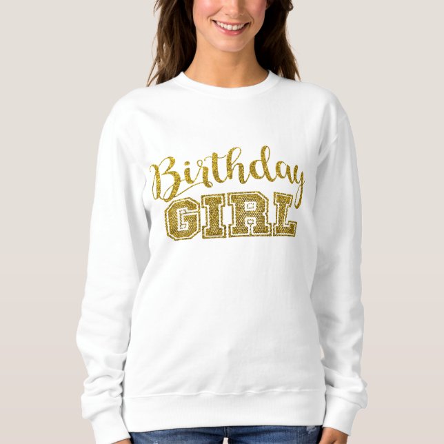 Sudadera Chica de cumpleaños (Anverso)