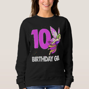 Sudadera Chica de cumpleaños 10 mujeres Tees de amor de had