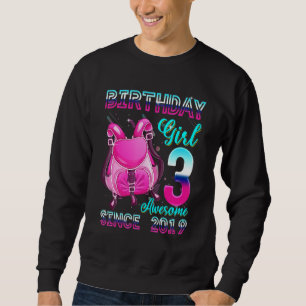 Sudadera Chica de cumpleaños 3 desde 2019 Mochila rosa 3.ᵉʳ