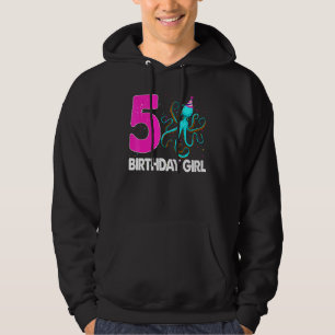 Sudadera Chica de cumpleaños 5 Octopus Love