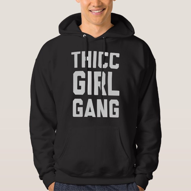 Sudadera Chica de Curva Guay Thicc AF 4 (Anverso)