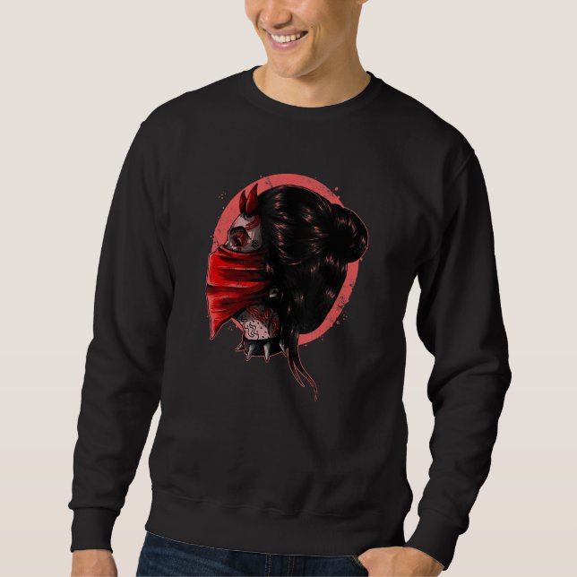 Sudadera Chica de demostración de Punk emo (Anverso)