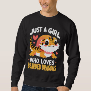 Sudadera Chica de dragón con barba