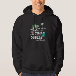 Sudadera Chica De Dublín  Patriótica Orgullosa Chica De Dub