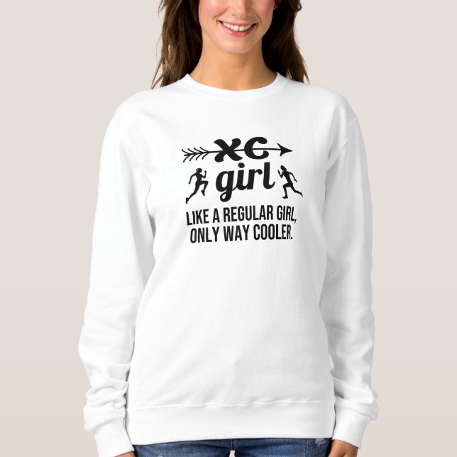 Sudadera Chica de ejecución entre países XC Corredor entre  (Anverso)
