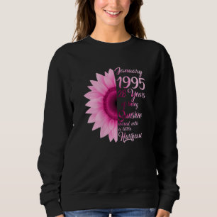 Sudadera Chica de enero de 1995 TShirt 28 años 28
