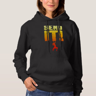 Sudadera Chica de escalada de rock de Send It Rock Boulderi