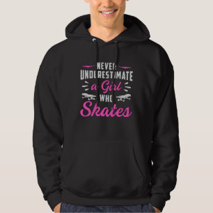 Sudadera Chica de esquí Chicas Sk8 Skateboard Gift Idea