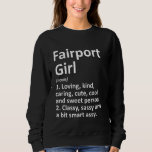 Sudadera CHICA DE FAIRPORT NY NEW YORK Funny City Home Root<br><div class="desc">CHICA DE FAIRPORT NY NEW YORK Funny City Home Roots Gift Long Sleeve.</div>