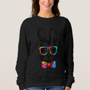 Sudadera Chica de gafas de tinte de conejo lindo