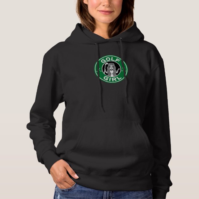 Sudadera Chica De Golf Para Mujeres Y Adolescentes Que Aman (Anverso)
